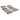 Slatted Bed Bases Without Mattress 2 Pcs With