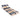 Slatted Bed Bases Without Mattress 2 Pcs With