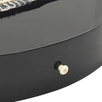 12 Piece Western Classical Guitar Set with 6 Strings Black 38"