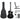 12 Piece Western Guitar Set with Equalizer and 6 Strings Black