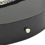 12 Piece Western Guitar Set with Equalizer and 6 Strings Black