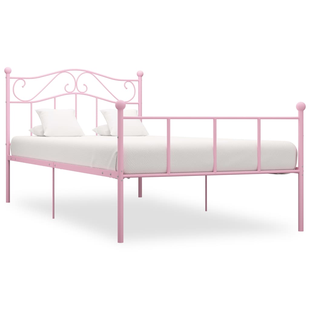 284538  Bed Frame Without Mattress Metal