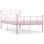284538  Bed Frame Without Mattress Metal