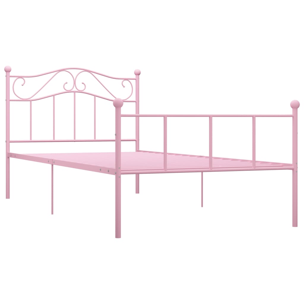 284538  Bed Frame Without Mattress Metal