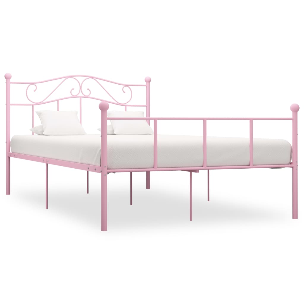 284538  Bed Frame Without Mattress Metal