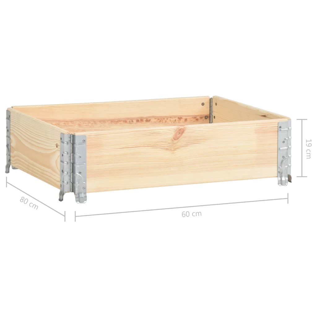 Pallet Collar Solid Pine Wood