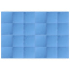 Floor Mats 24 pcs 8.64 ㎡ EVA Foam Blue