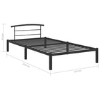 284657  Bed Frame Without Mattress Metal