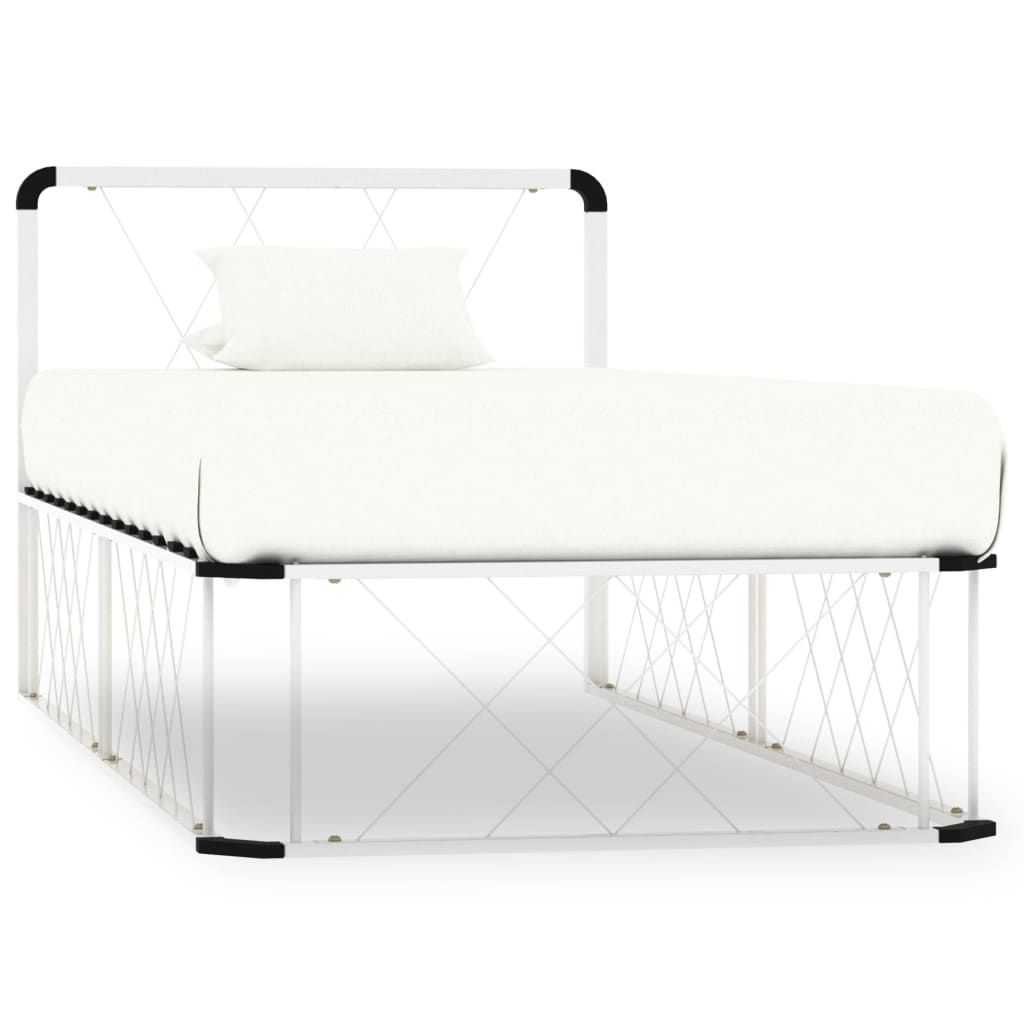 284581  Bed Frame Without Mattress Metal