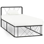 284581  Bed Frame Without Mattress Metal