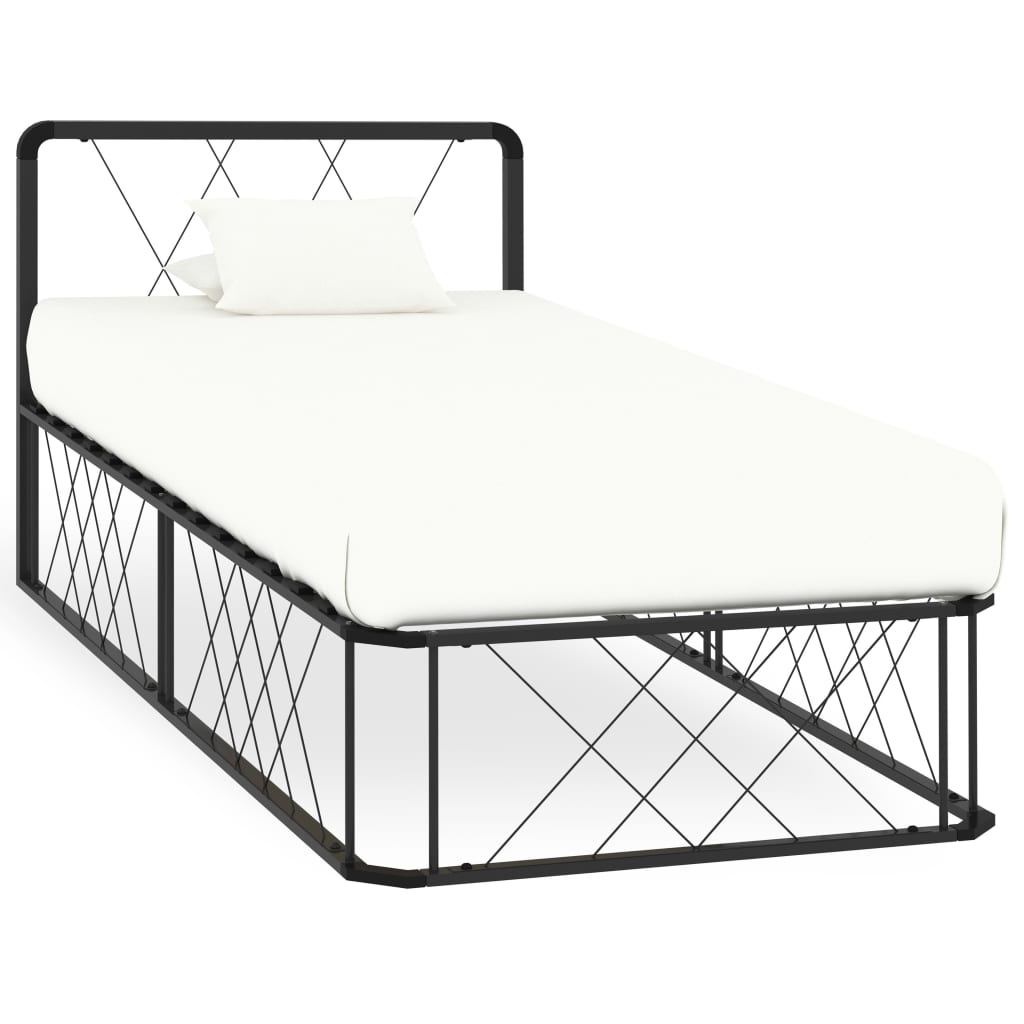 284581  Bed Frame Without Mattress Metal