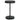 Garden Table Black 60.5x106 cm Poly Rattan