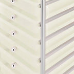 10-Drawer Mobile Storage Trolley White Plastic