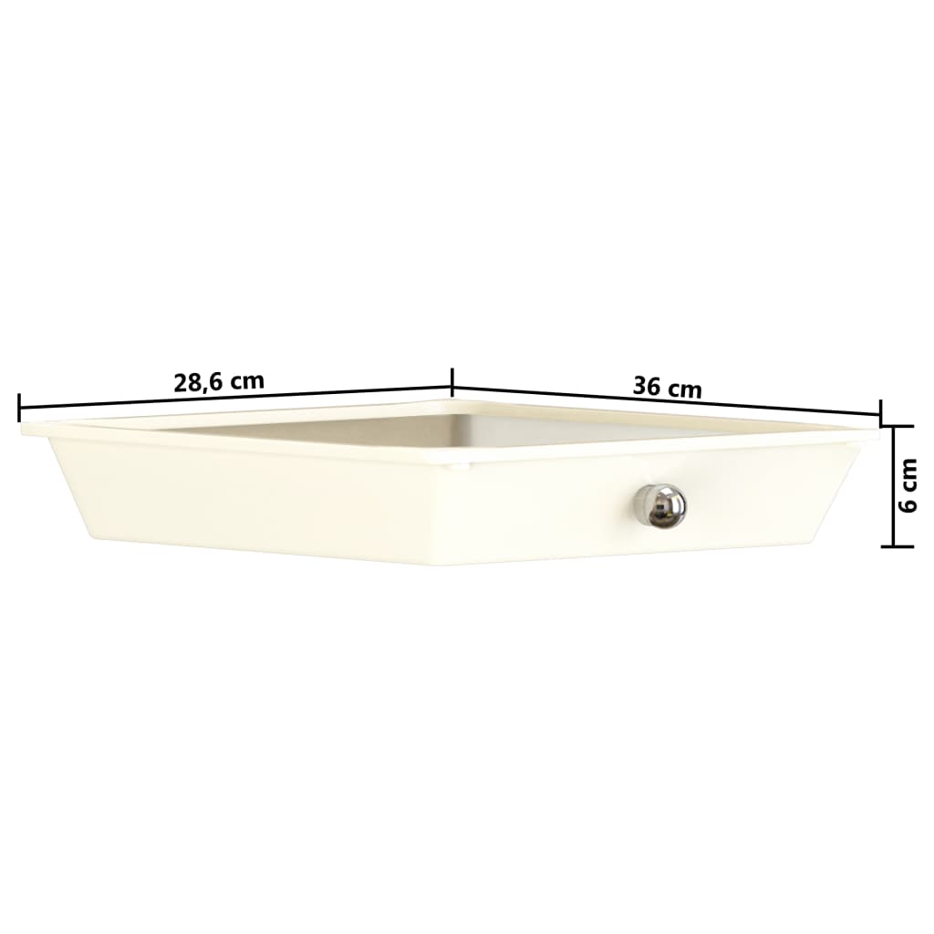 XXL 15-Drawer Mobile Storage Trolley White Plastic