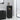 Bathroom Cabinet Black 30x30x95 cm Engineered Wood