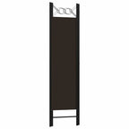 3-Panel Room Divider Brown 120x180 cm
