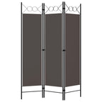 3-Panel Room Divider Anthracite 120x180 cm