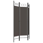 3-Panel Room Divider Anthracite 120x180 cm