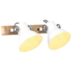Industrial Wall Lamp White 45x25 cm E27