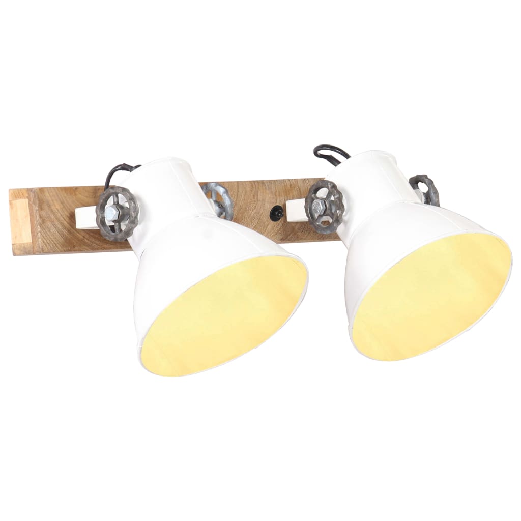 Industrial Wall Lamp White 45x25 cm E27