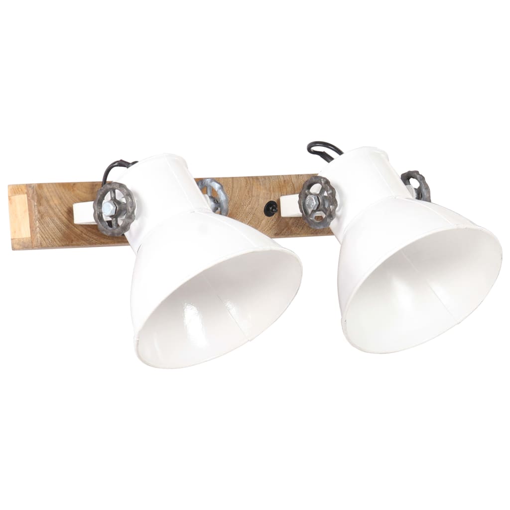 Industrial Wall Lamp White 45x25 cm E27