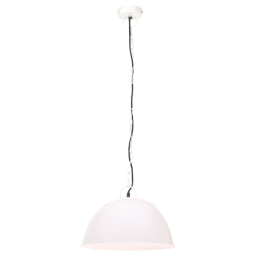 Industrial Vintage Hanging Lamp 25 W White Round 41 cm E27