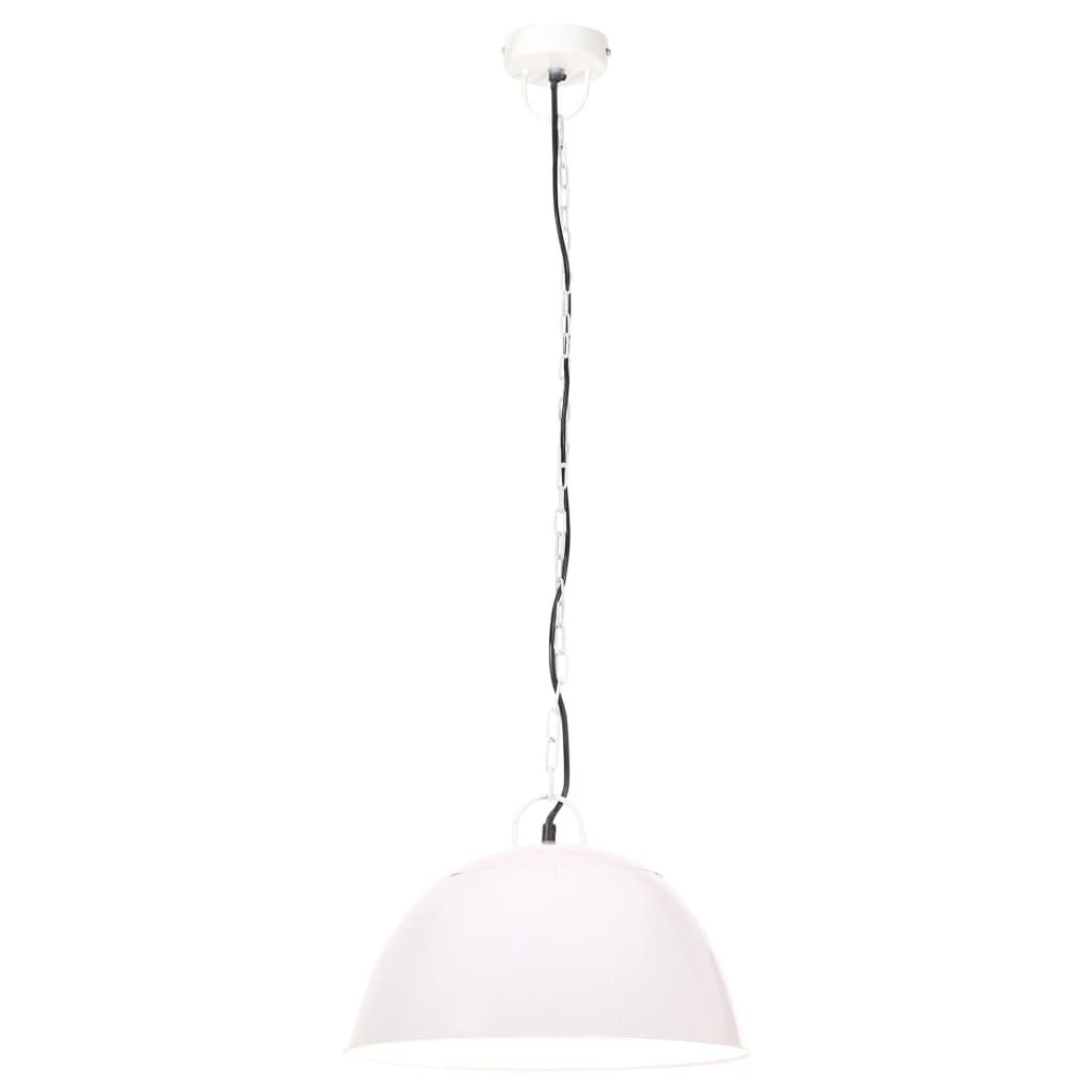 Industrial Vintage Hanging Lamp 25 W White Round 41 cm E27