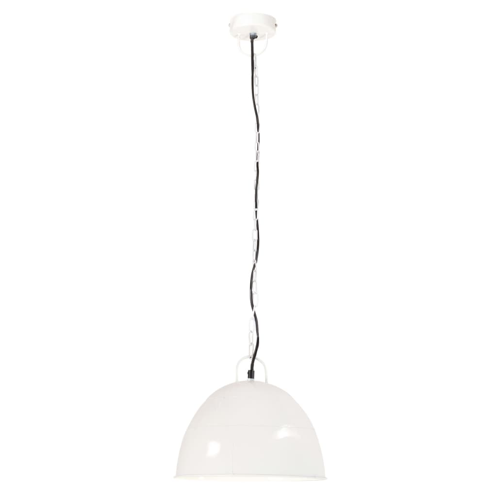 Industrial Vintage Hanging Lamp 25 W White Round 31 cm E27