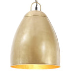 Industrial Hanging Lamp 25 W Brass Round 32 cm E27