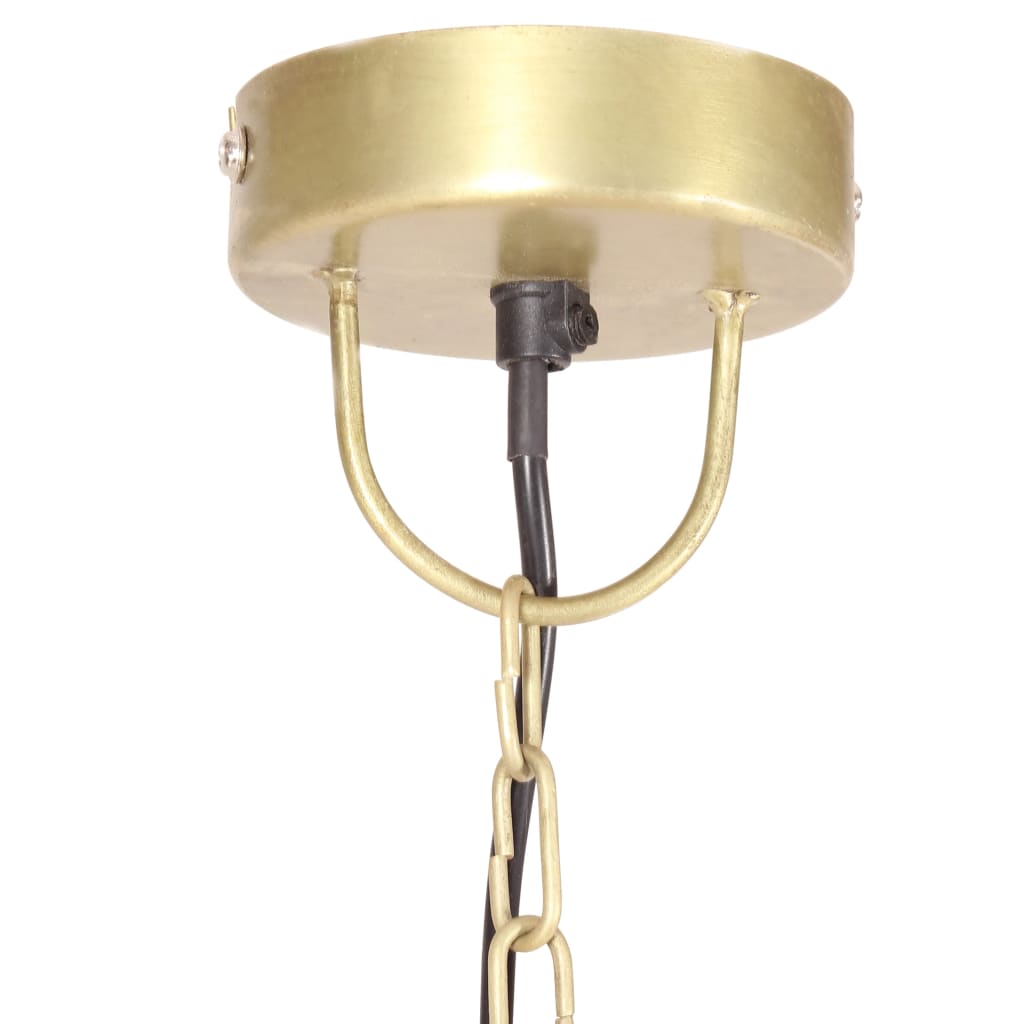 Industrial Hanging Lamp 25 W Brass Round 32 cm E27