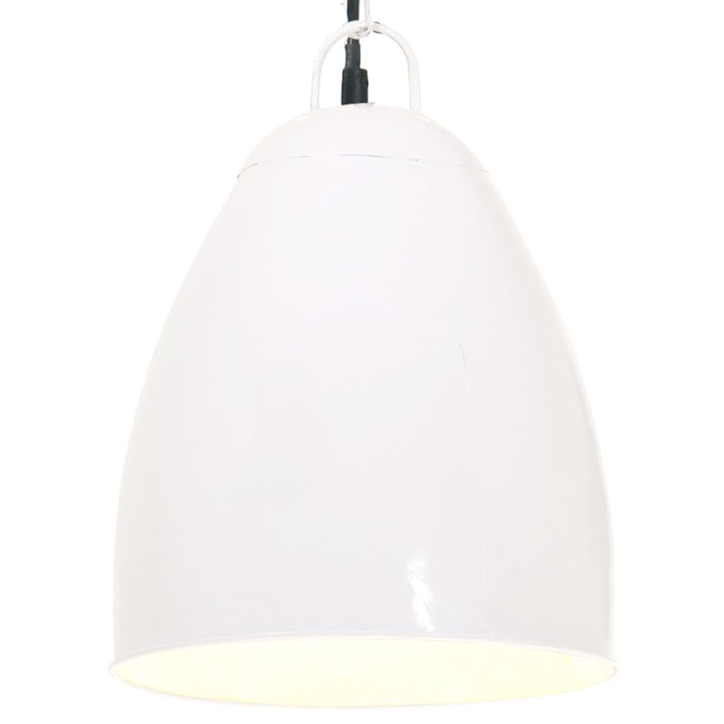 Industrial Hanging Lamp 25 W White Round 32 cm E27