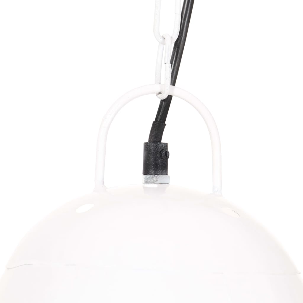 Industrial Hanging Lamp 25 W White Round 32 cm E27