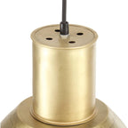 Hanging Lamp 25 W Brass Round 28.5 cm E27