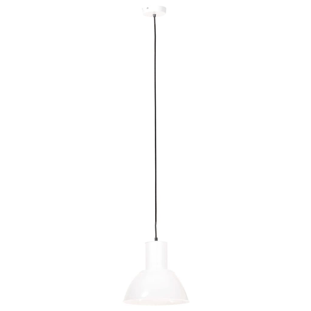 Hanging Lamp 25 W White Round 28.5 cm E27