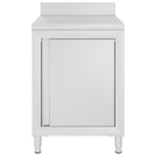 Commercial Kitchen Cabinet With Drainboard Stainless Steel