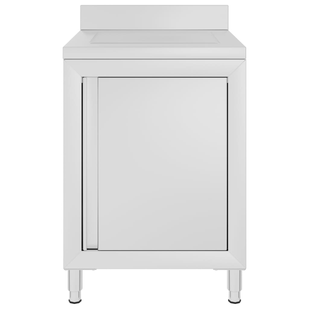 Commercial Kitchen Cabinet With Drainboard Stainless Steel