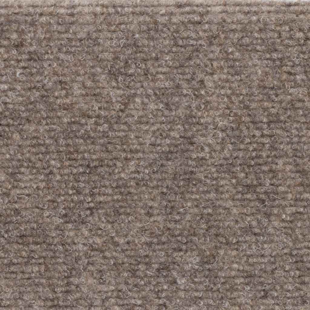 Stair Mats Self-adhesive 15 pcs 65x21x4 cm Beige Half Round Large