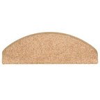Stair Mats 15 pcs 65x21x4 cm Gold Half Round Large