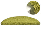 Carpet Stair Treads 15 pcs Green 56x17x3 cm