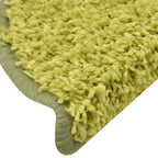 Stair Mats 15 pcs 65x21x4 cm Green Half Round Large