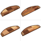 Self-adhesive Stair Mats 15 pcs Brown 65x21x4 cm