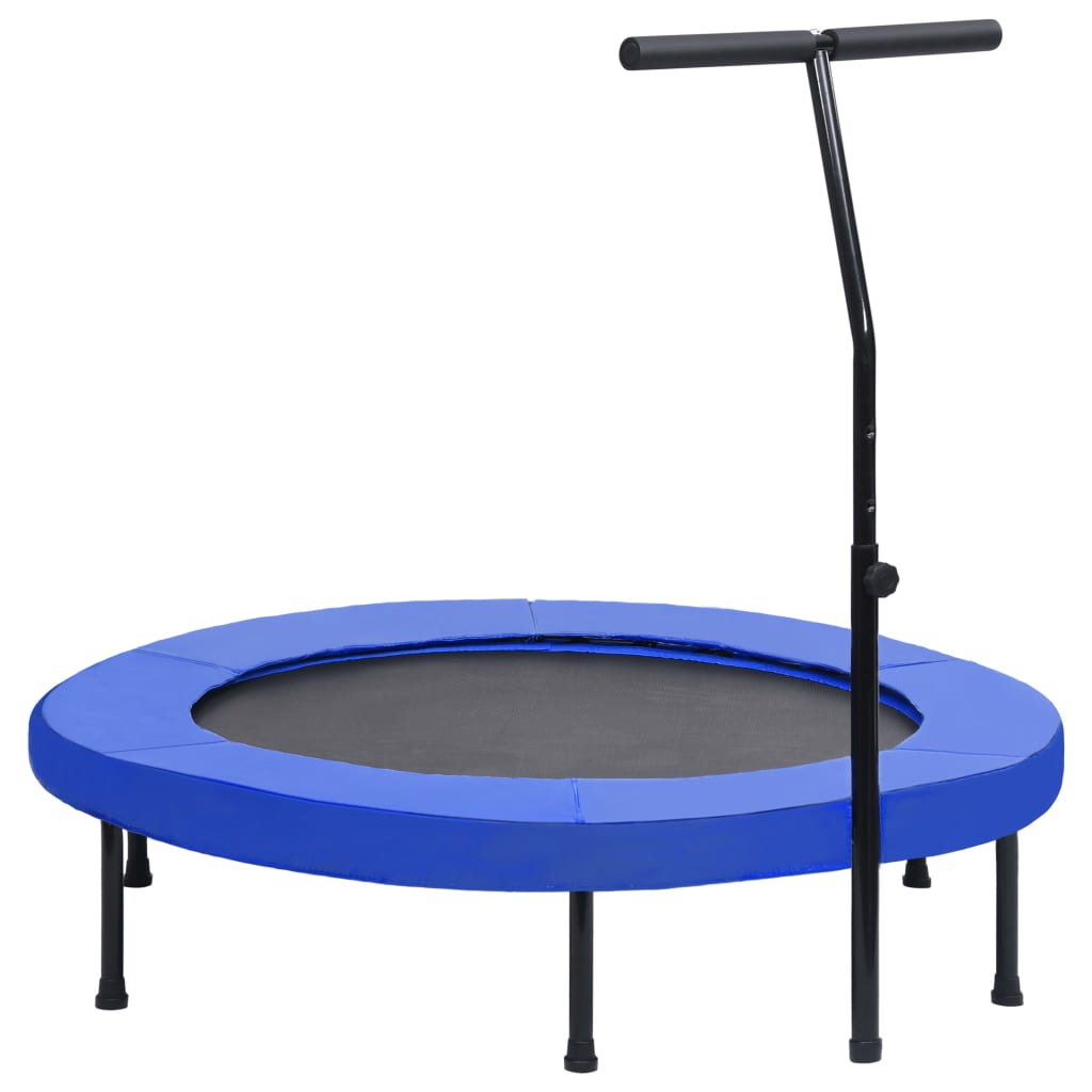 Fitness Trampoline with Handle and Safety Pad 122 cm