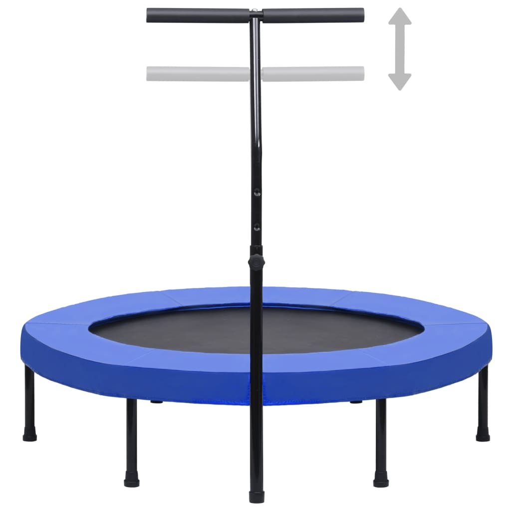 Fitness Trampoline with Handle and Safety Pad 122 cm