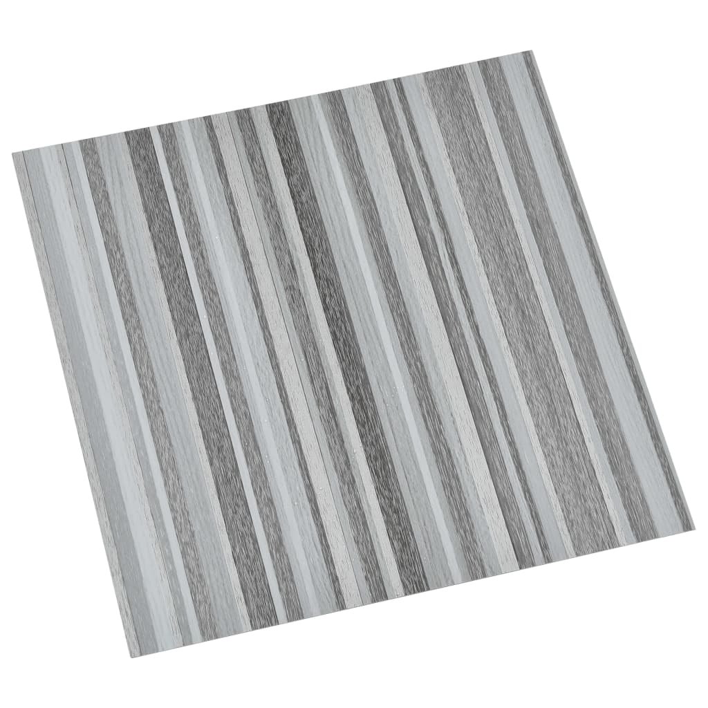 Self-adhesive Flooring Planks 55 pcs PVC 5.11 m² Light Grey