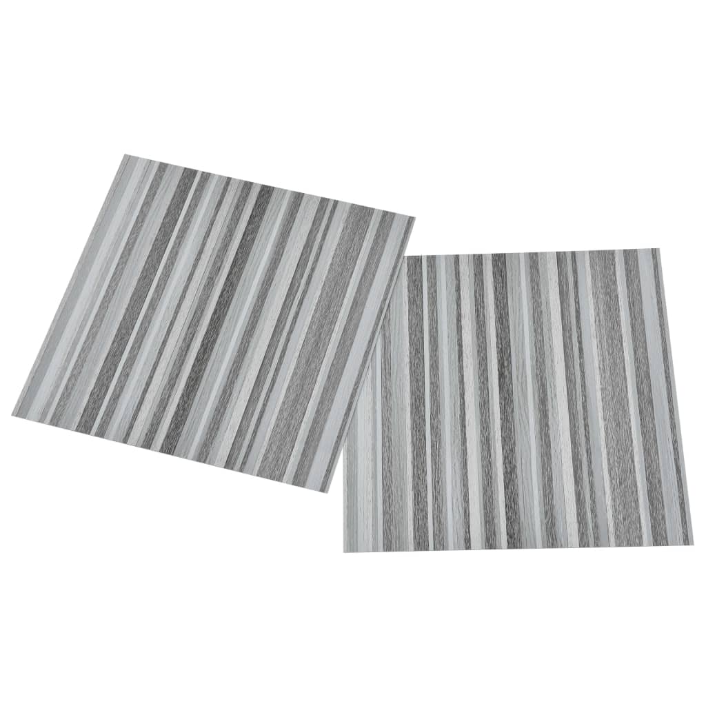 Self-adhesive Flooring Planks 55 pcs PVC 5.11 m² Light Grey