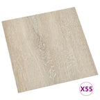 Self-adhesive Flooring Planks 55 pcs PVC 5.11 m² Beige