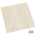 Self-adhesive Flooring Planks 55 pcs PVC 5.11 m² Beige