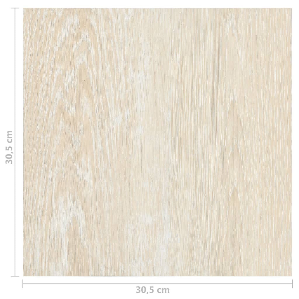 Self-adhesive Flooring Planks 55 pcs PVC 5.11 m² Beige