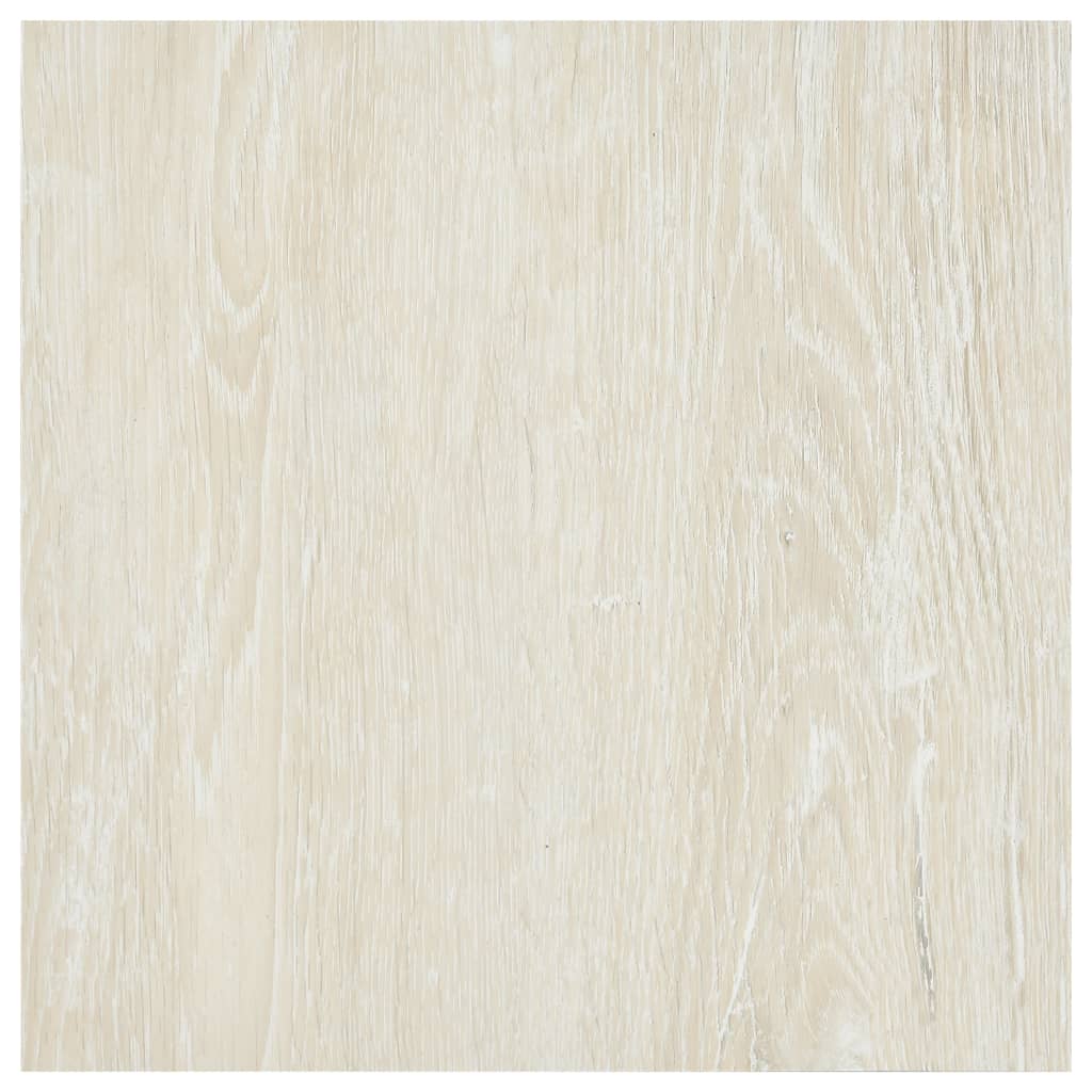Self-adhesive Flooring Planks 55 pcs PVC 5.11 m² Cream