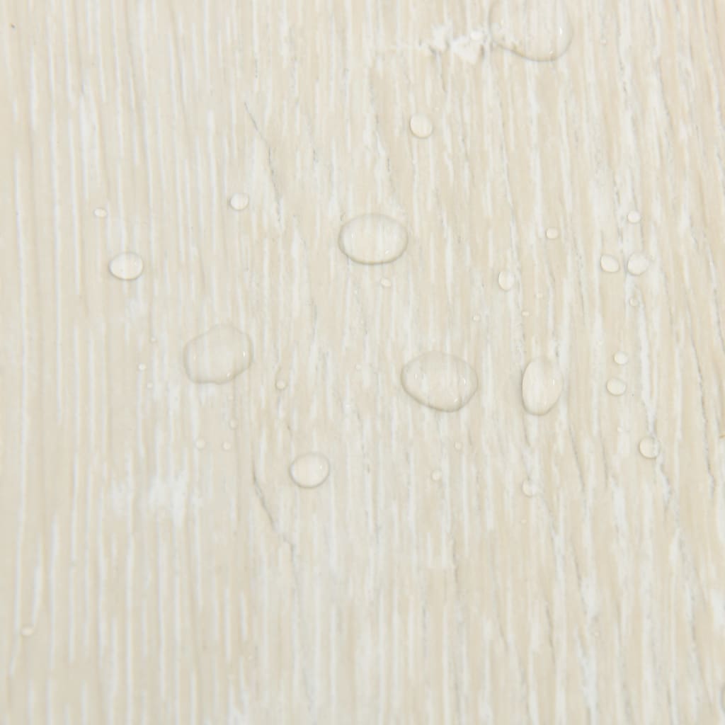 Self-adhesive Flooring Planks 55 pcs PVC 5.11 m² Cream